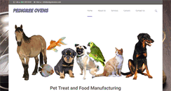 Desktop Screenshot of pedigreeovens.com